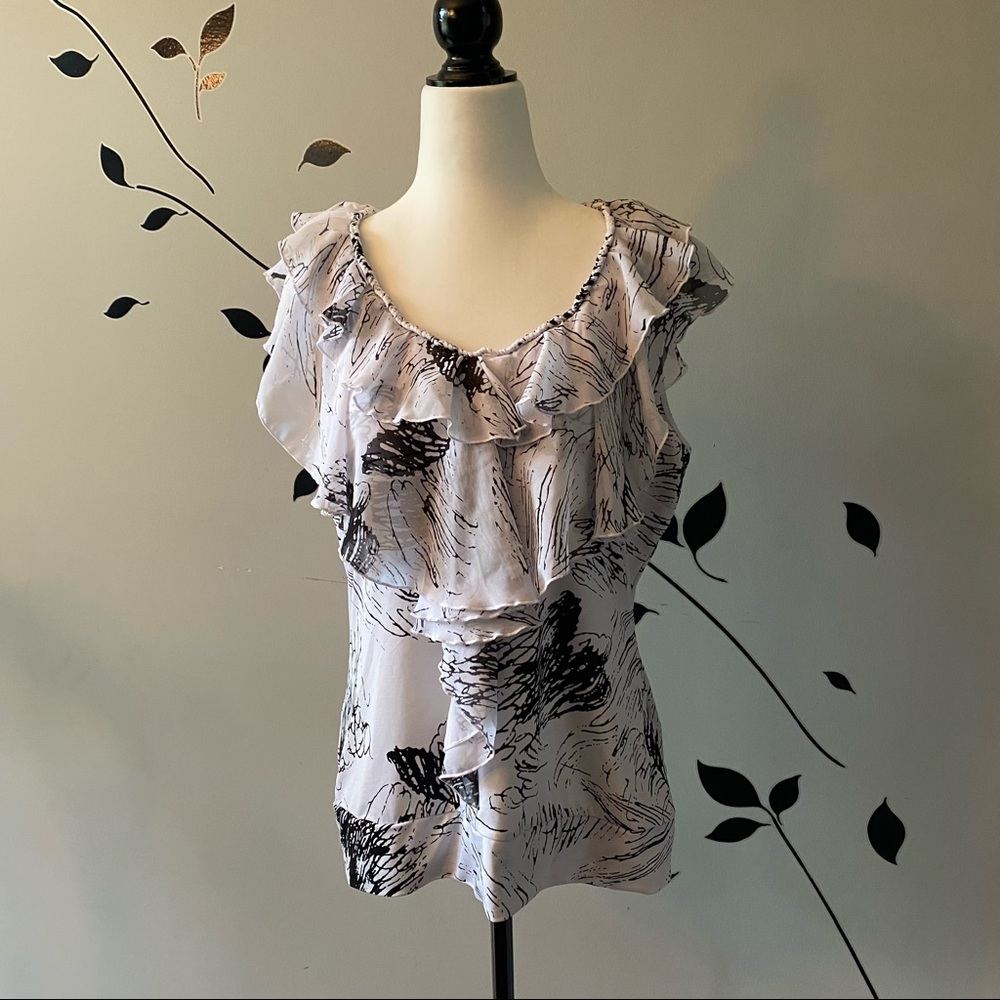 Sioni ruffled tank